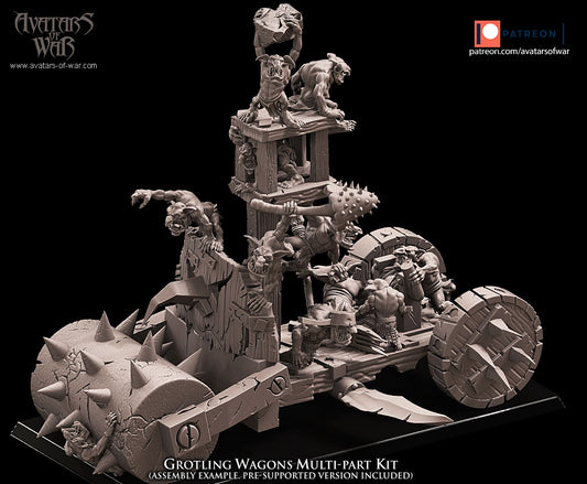 GOBLIN - Grotlings Wagon - MULTI - GOBLIN - Fantasy – Avatars of War