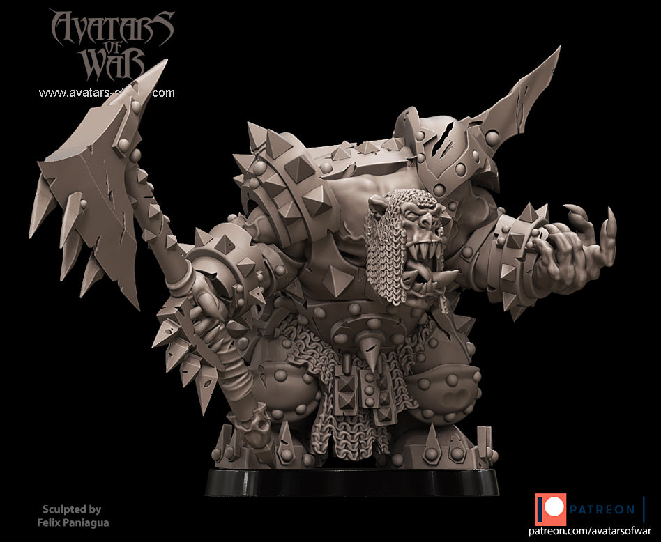 ORC - Orques de Fer avec un régiment d'armes puissantes - BR - ORCS - Fantasy – Avatars de Guerre