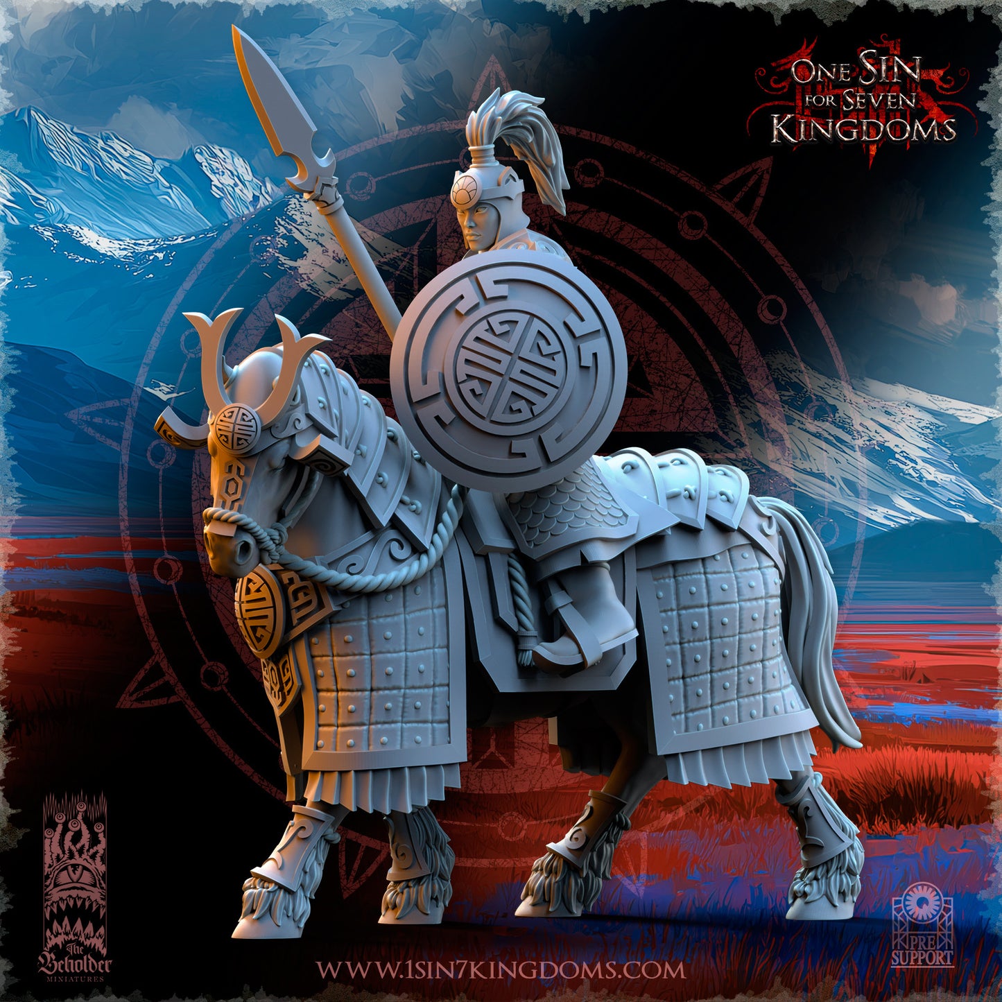 AS - Warriors riders - BR - ASTARII - The Beholder Miniatures 25-10 Novità