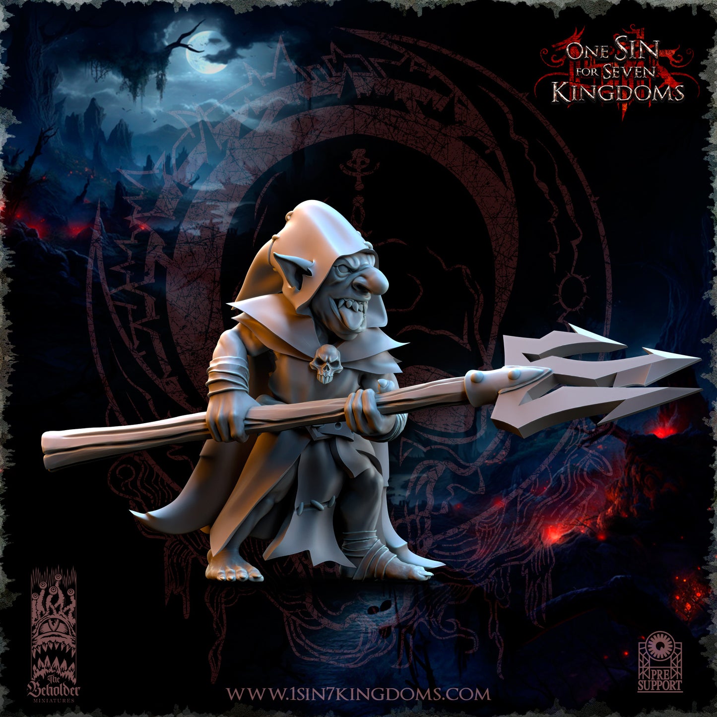 EE - Ohru Tree Shepherd - MULTI – ELFES À FEUILLES PERSISTANTES - Fantasy – The Beholder Miniatures 25-04