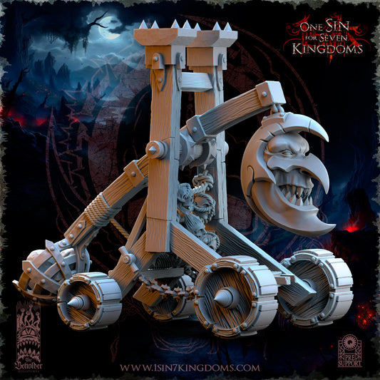BH - Trebuchet - MULTI - THE BLACK HORDE - GOBLIN - The Beholder Miniatures 25-02