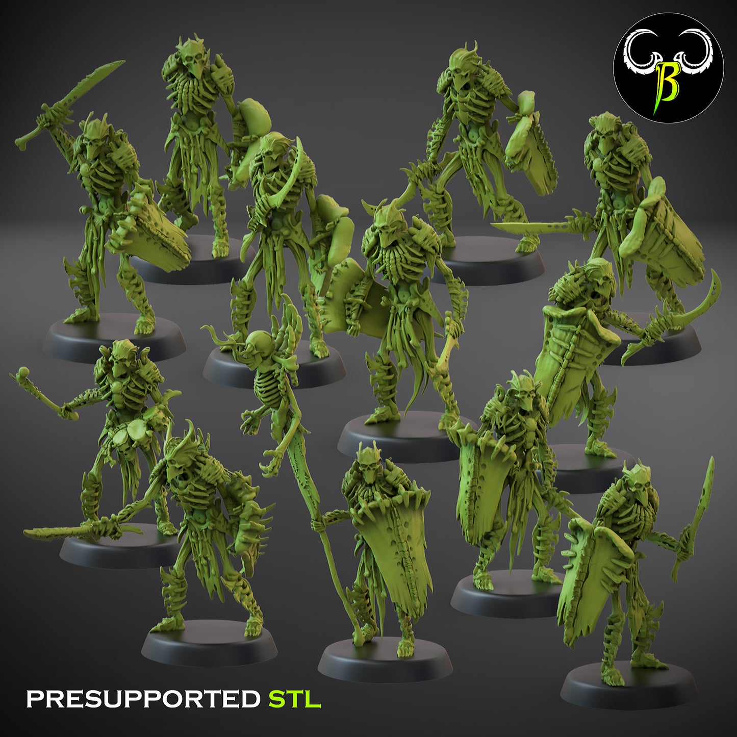 DL - Spawn of Depravation Male Squad - BR - DARK LEGIONS - Fantasy – ClayBeastCreation - 25-05 Nouveau