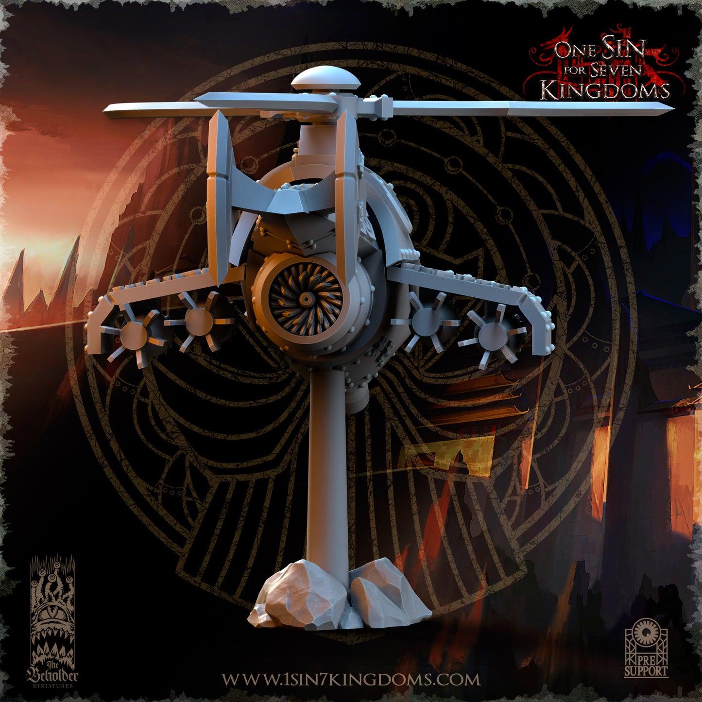 DK - Ingénieurs de guerre - BR – ROYAUME DES NAINS - Fantasy – The Beholder Miniatures 25-05 Nouveau
