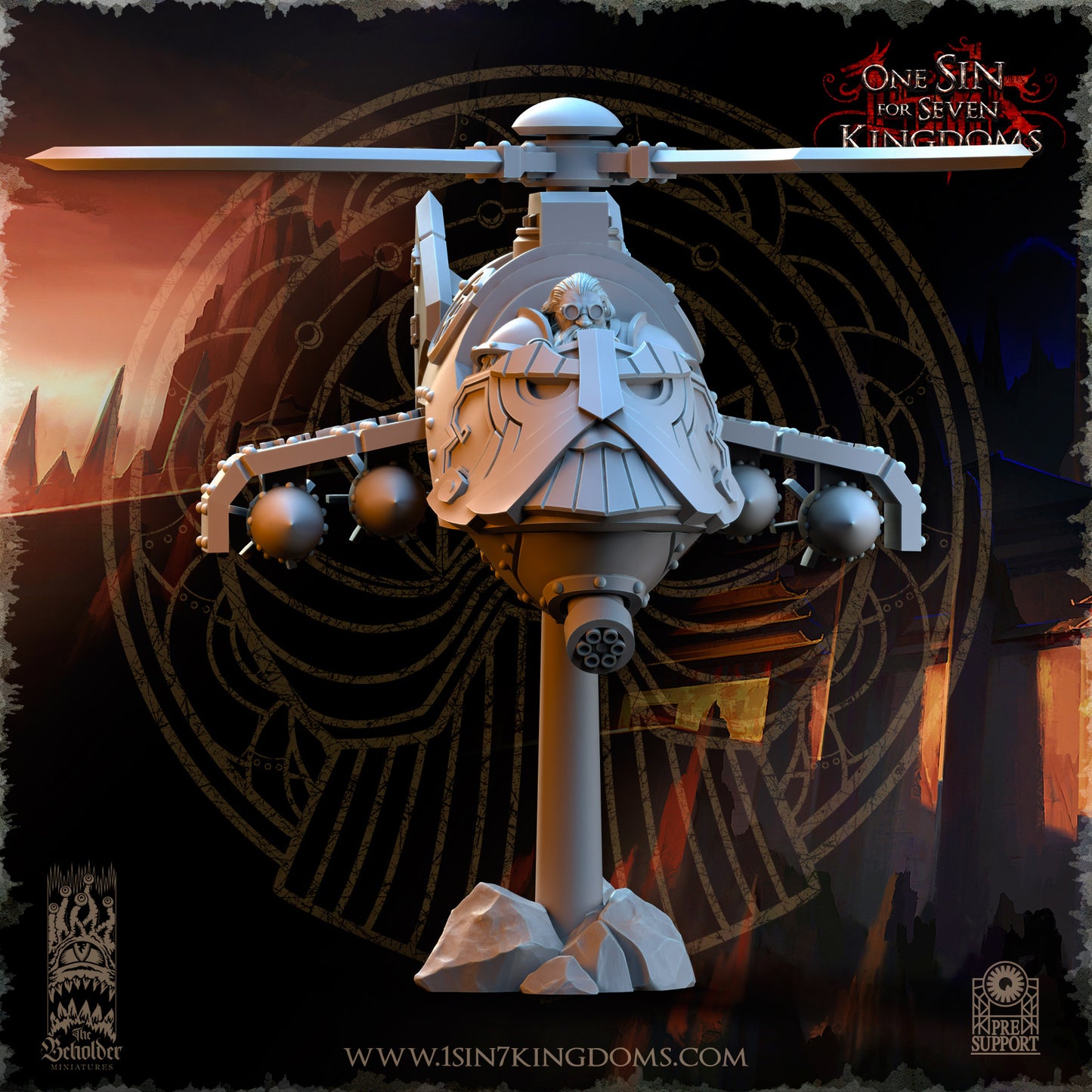 DK - Ingénieurs de guerre - BR – ROYAUME DES NAINS - Fantasy – The Beholder Miniatures 25-05 Nouveau