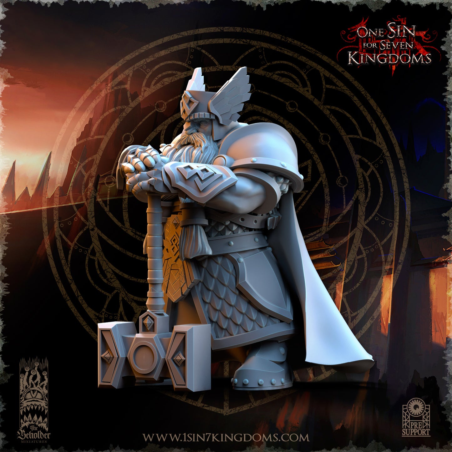 DK - Ingénieurs de guerre - BR – ROYAUME DES NAINS - Fantasy – The Beholder Miniatures 25-05 Nouveau