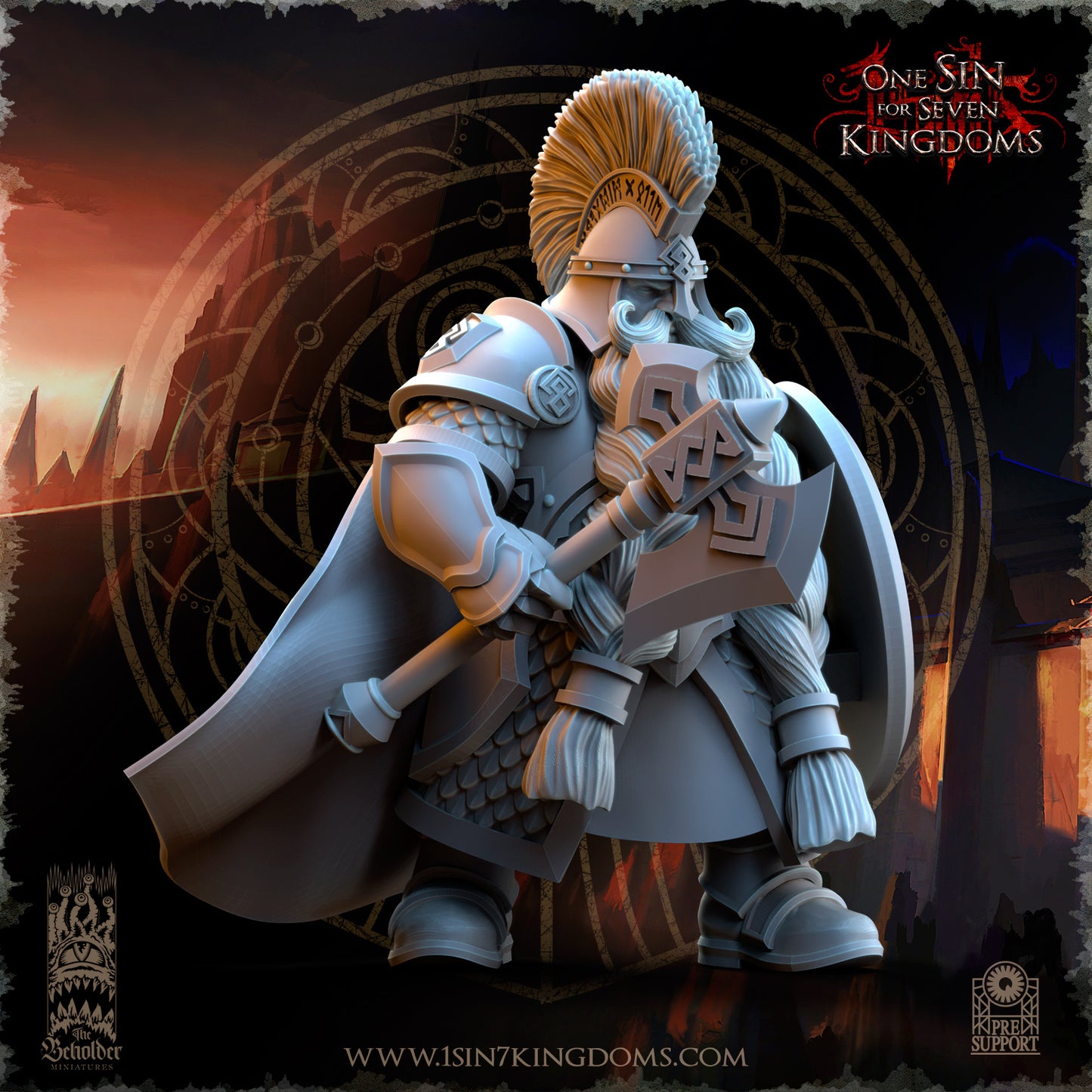 DK - War Engineers - BR – DWARVEN KINGDOM - Fantasy – The Beholder Miniatures 25-05 New