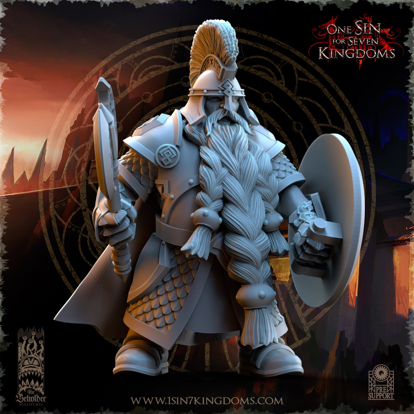 DK - War Engineers - BR – DWARVEN KINGDOM - Fantasy – The Beholder Miniatures 25-05 New