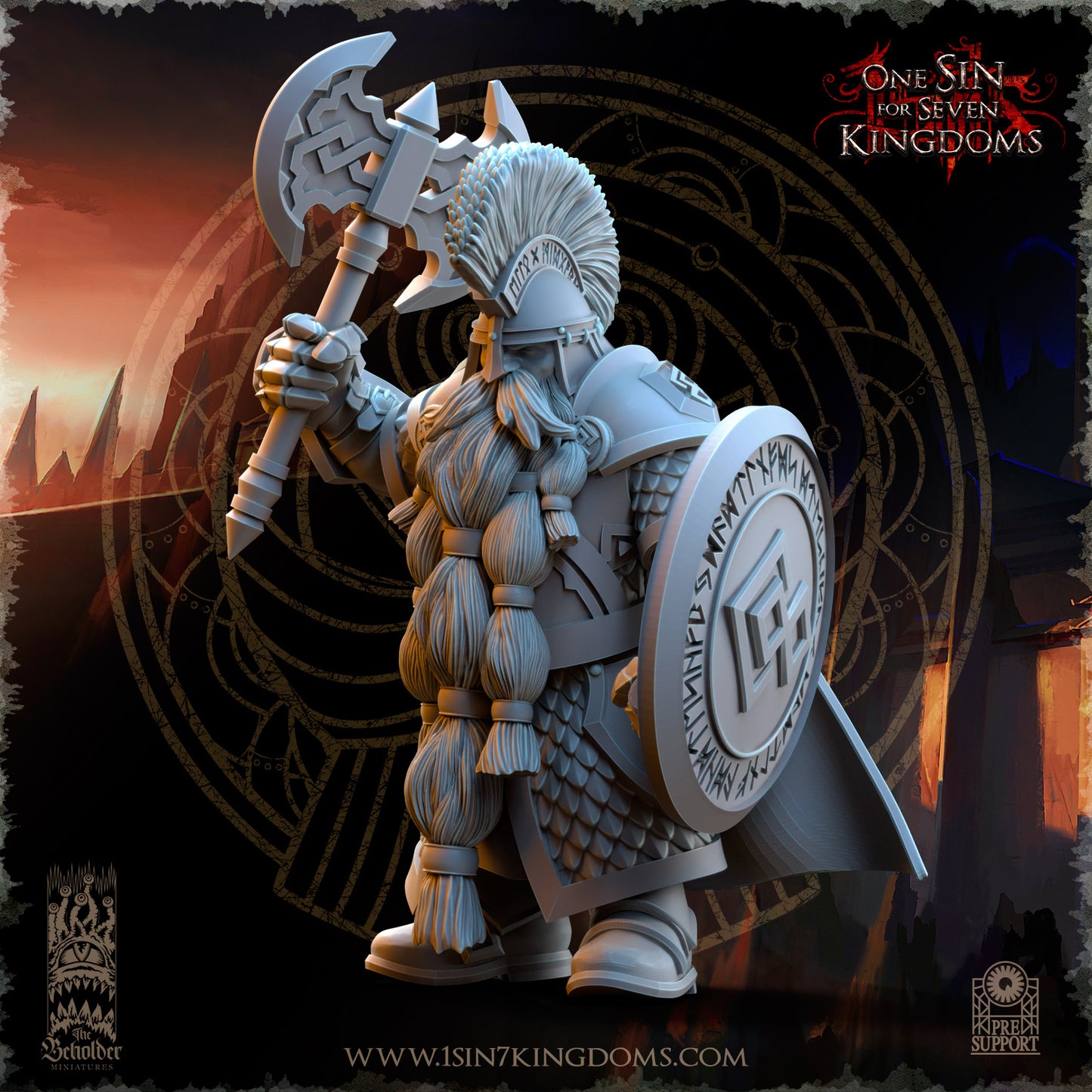 DK - War Engineers - BR – DWARVEN KINGDOM - Fantasy – The Beholder Miniatures 25-05 New
