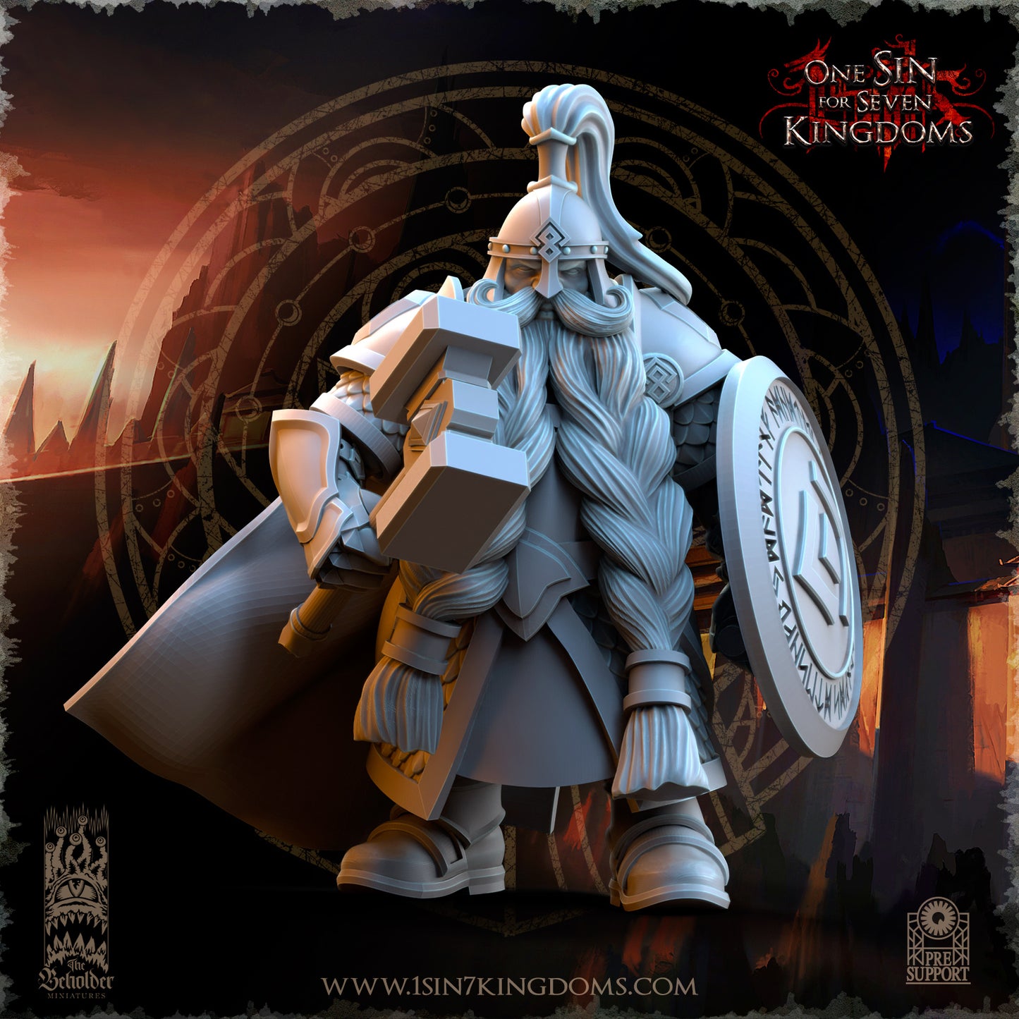 DK - Ingénieurs de guerre - BR – ROYAUME DES NAINS - Fantasy – The Beholder Miniatures 25-05 Nouveau