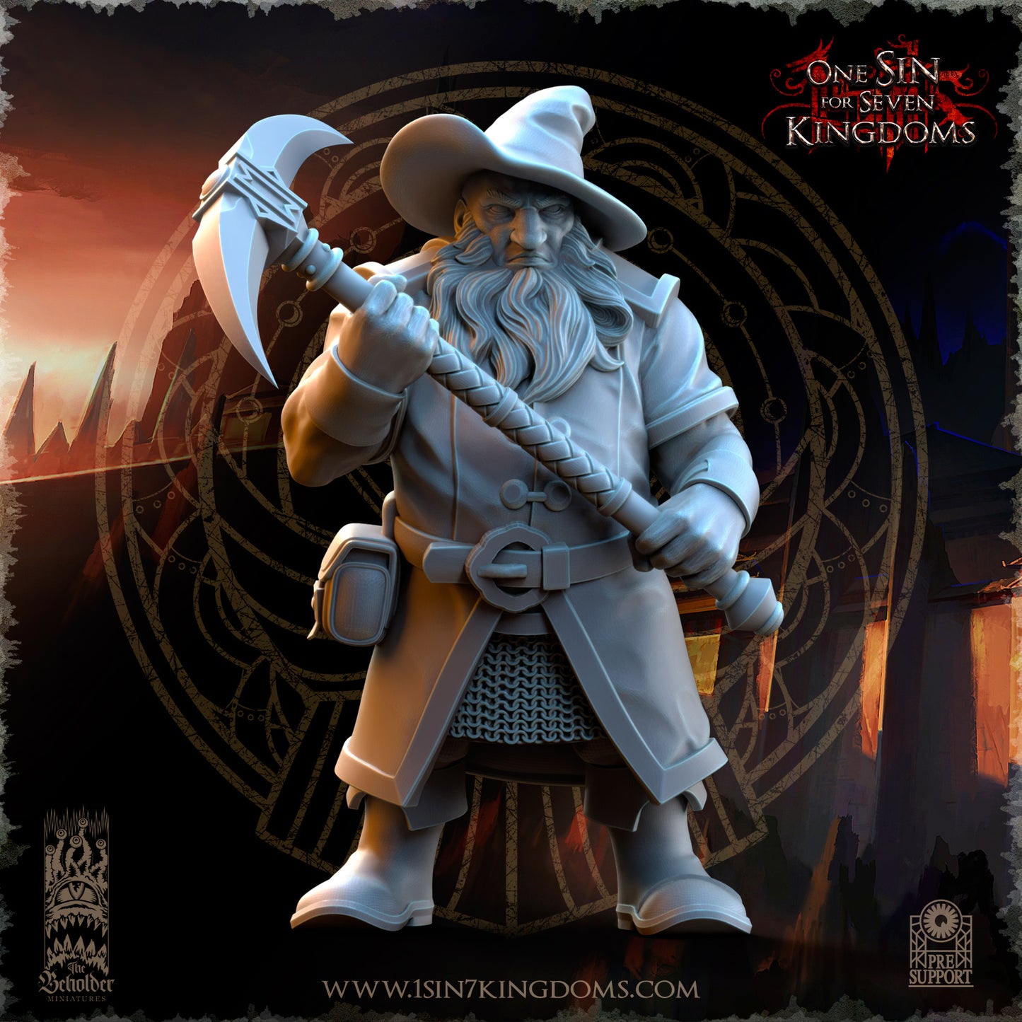 DK - Ingénieurs de guerre - BR – ROYAUME DES NAINS - Fantasy – The Beholder Miniatures 25-05 Nouveau