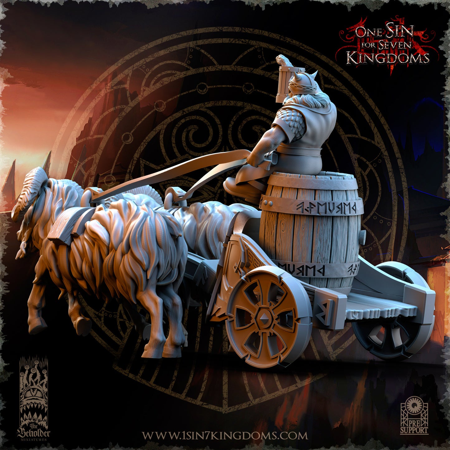 DK - Ingénieurs de guerre - BR – ROYAUME DES NAINS - Fantasy – The Beholder Miniatures 25-05 Nouveau