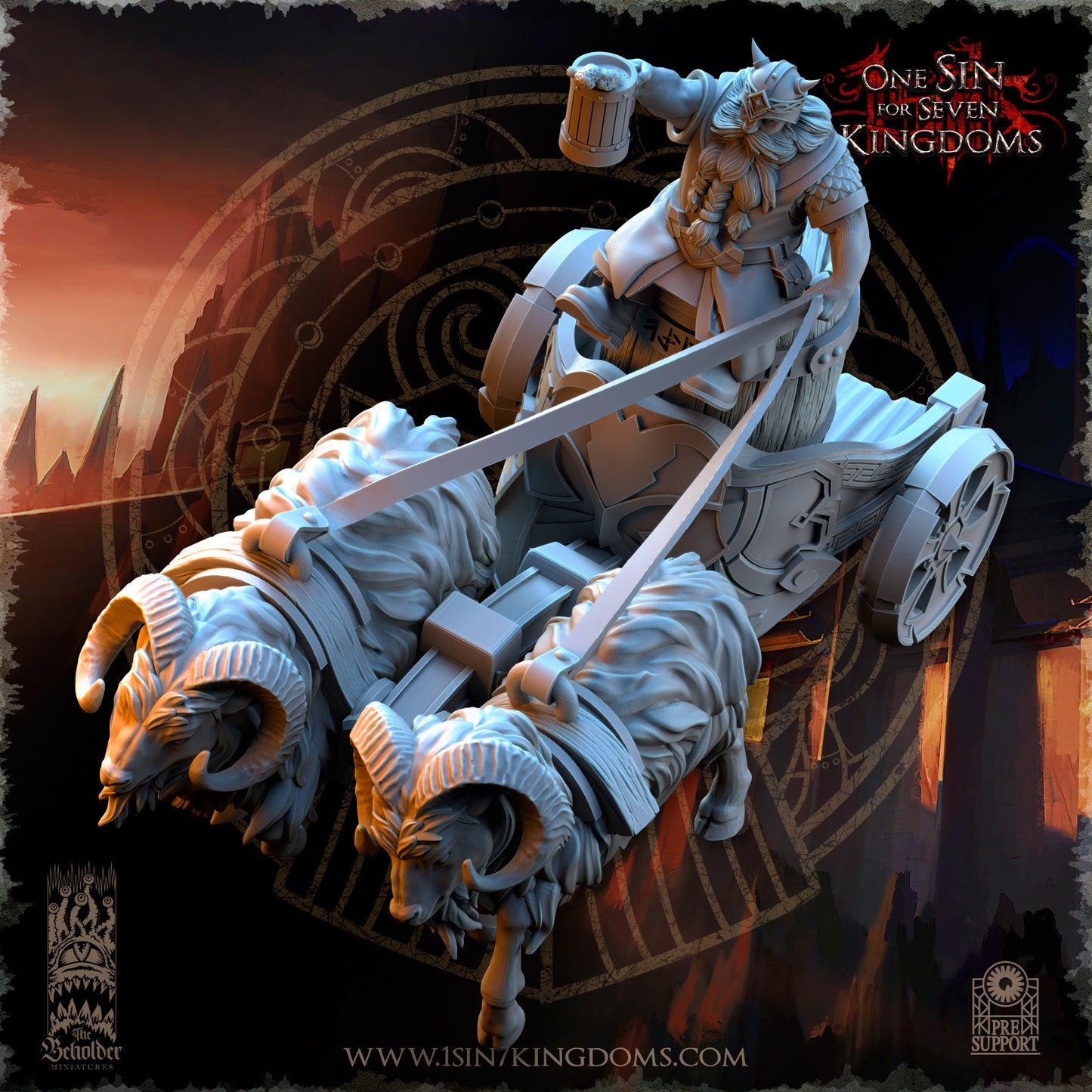 DK - Ingénieurs de guerre - BR – ROYAUME DES NAINS - Fantasy – The Beholder Miniatures 25-05 Nouveau