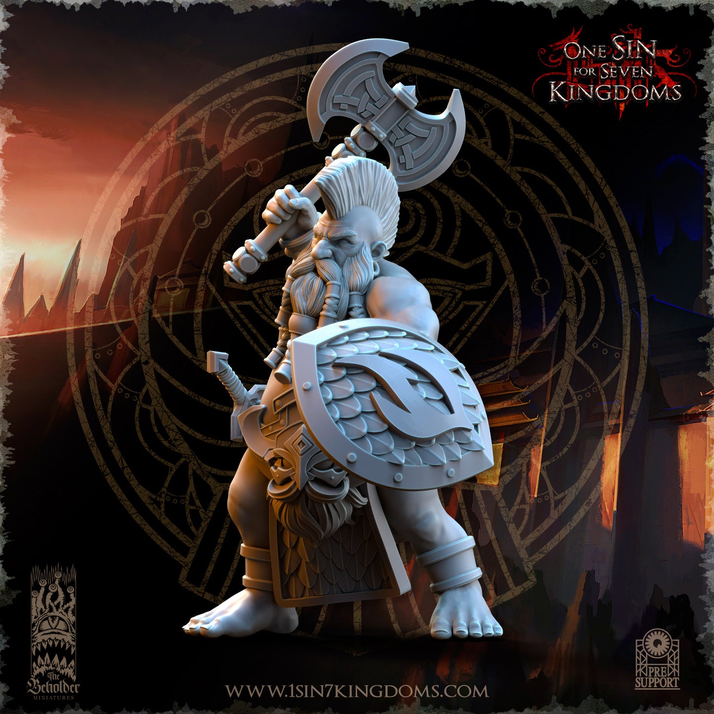 DK - Ingénieurs de guerre - BR – ROYAUME DES NAINS - Fantasy – The Beholder Miniatures 25-05 Nouveau