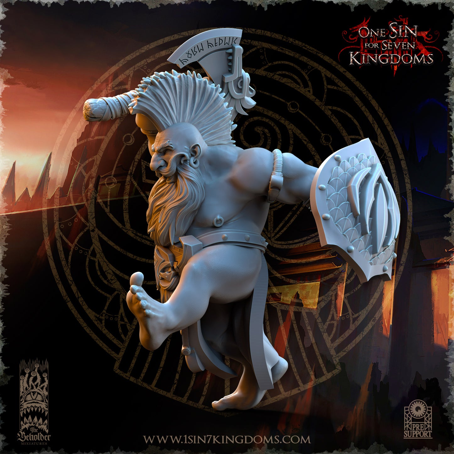 DK - Ingénieurs de guerre - BR – ROYAUME DES NAINS - Fantasy – The Beholder Miniatures 25-05 Nouveau