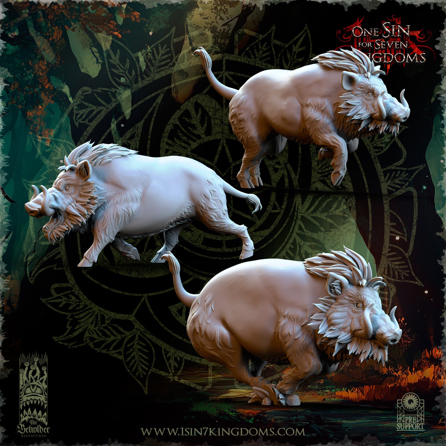 EE - Animals (no Beastmasters) - BR - EVERGREEN ELVES - The Beholder Miniatures 25-10 Novità