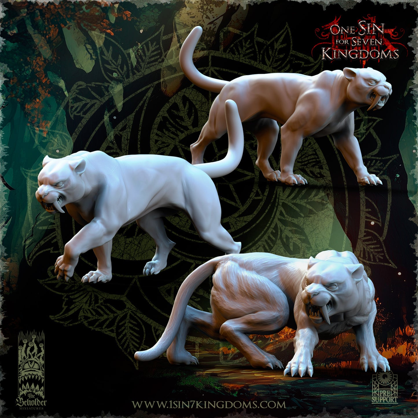 EE - Beastmasters with animals - BR - EVERGREEN ELVES - The Beholder Miniatures 25-10 Novità