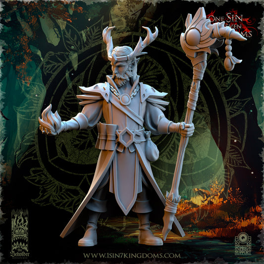 EE - Findlas, Keeper of the Woods - BR - EVERGREEN ELVES - The Beholder Miniatures 25-08