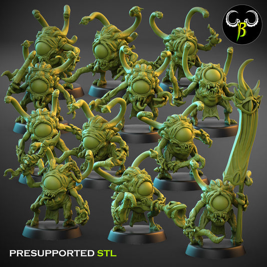 DL -  Eyecolites Squad + Command Group - BR - DARK LEGIONS - CHAOS - DEMON - Fantasy – ClayBeastCreation - 25-07