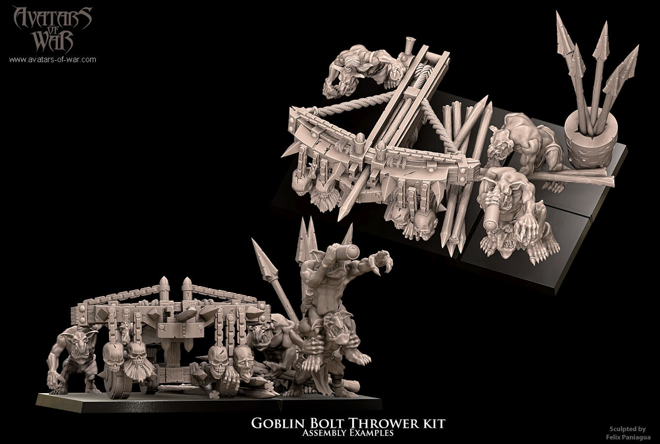 ORC - Orques de Fer avec un régiment d'armes puissantes - BR - ORCS - Fantasy – Avatars de Guerre