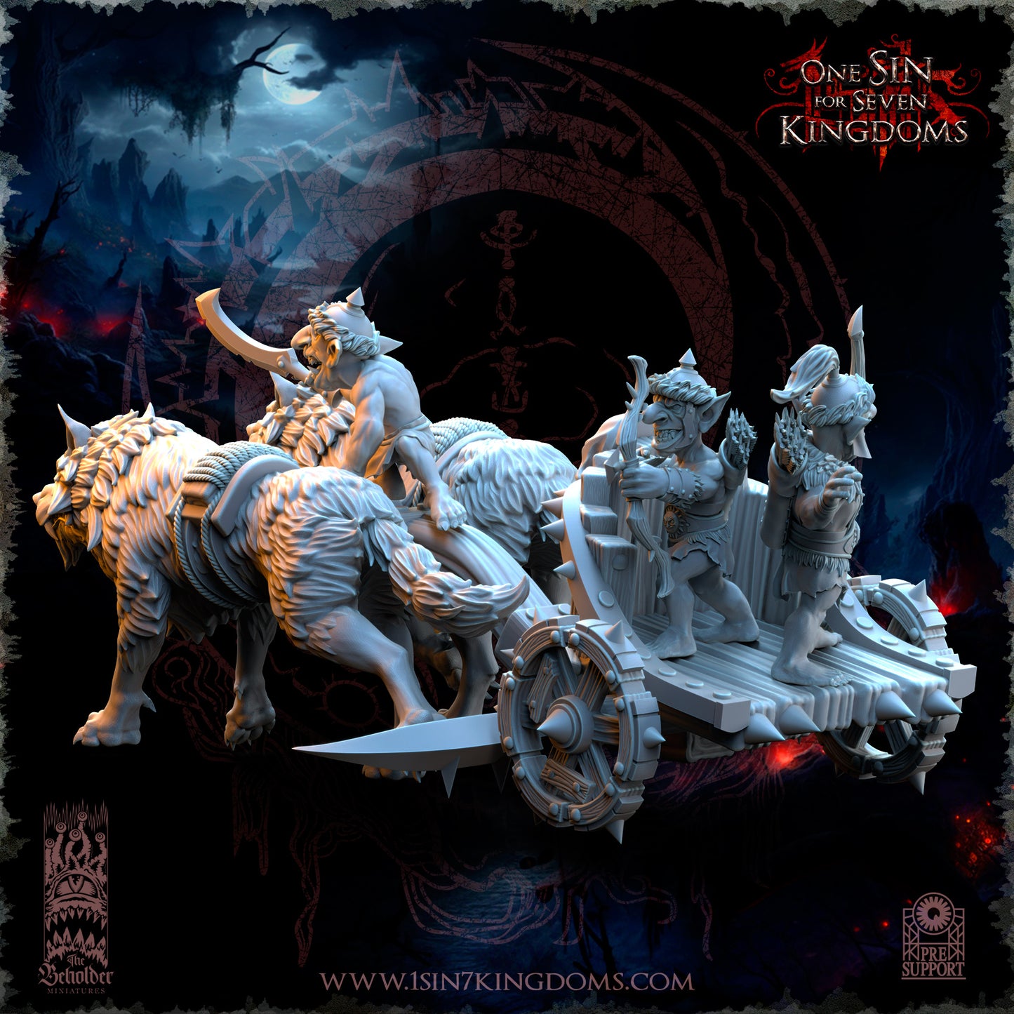 EE - Ohru Tree Shepherd - MULTI – ELFES À FEUILLES PERSISTANTES - Fantasy – The Beholder Miniatures 25-04