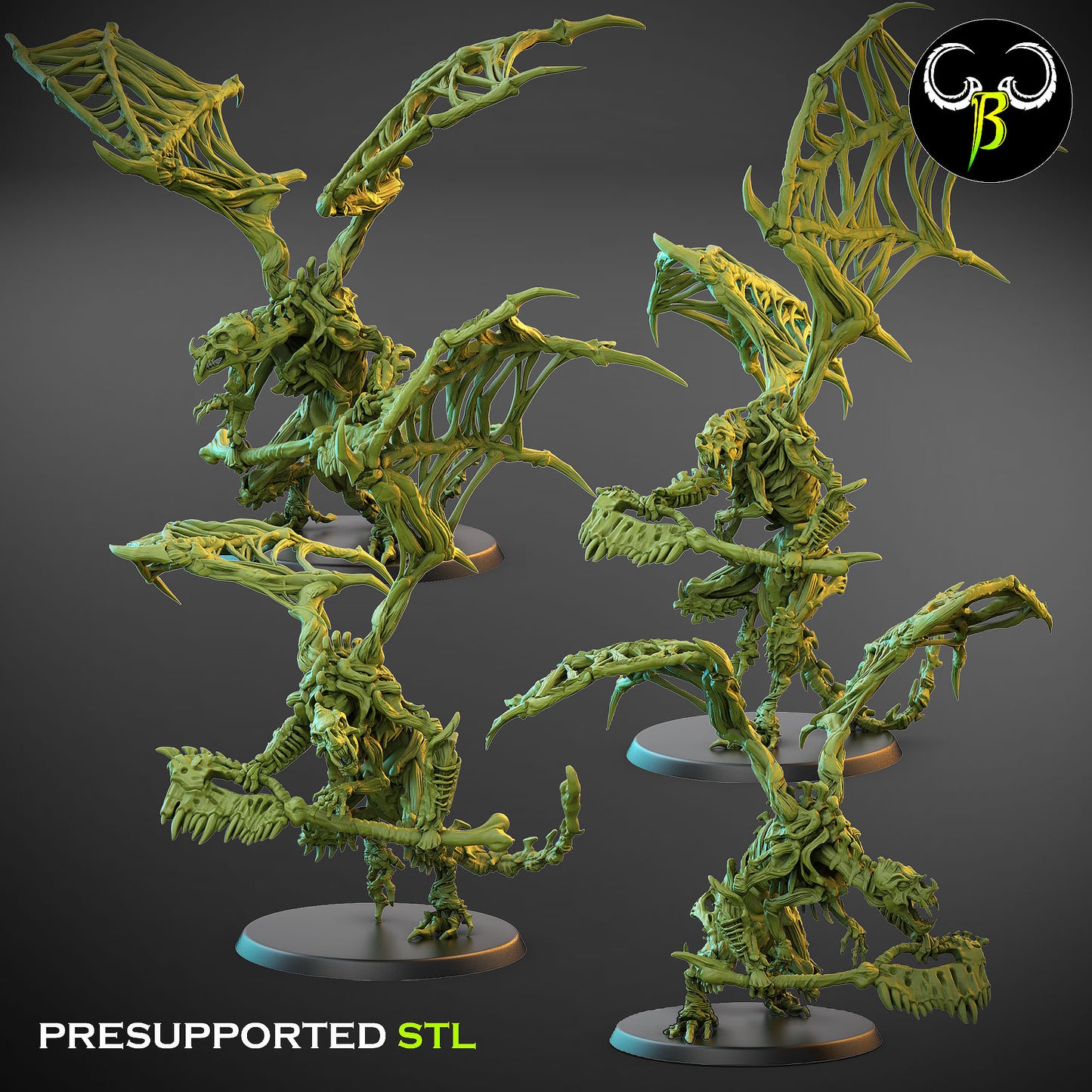 DL - Spawn of Depravation Male Squad - BR - DARK LEGIONS - Fantasy – ClayBeastCreation - 25-05 Nouveau