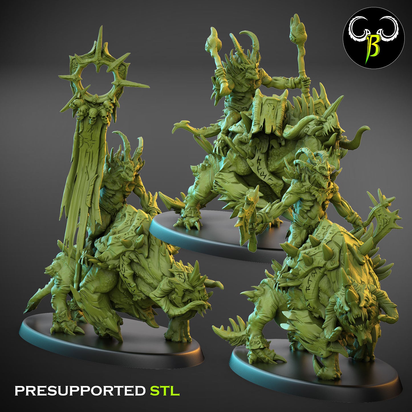 DL - Spawn of Depravation Male Squad - BR - DARK LEGIONS - Fantasy – ClayBeastCreation - 25-05 Nouveau