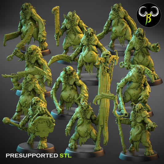 DL - Maggot Fiends Squad + Command Group - BR - DARK LEGIONS - CHAOS - DEMON - Fantasy – ClayBeastCreation - 25-06