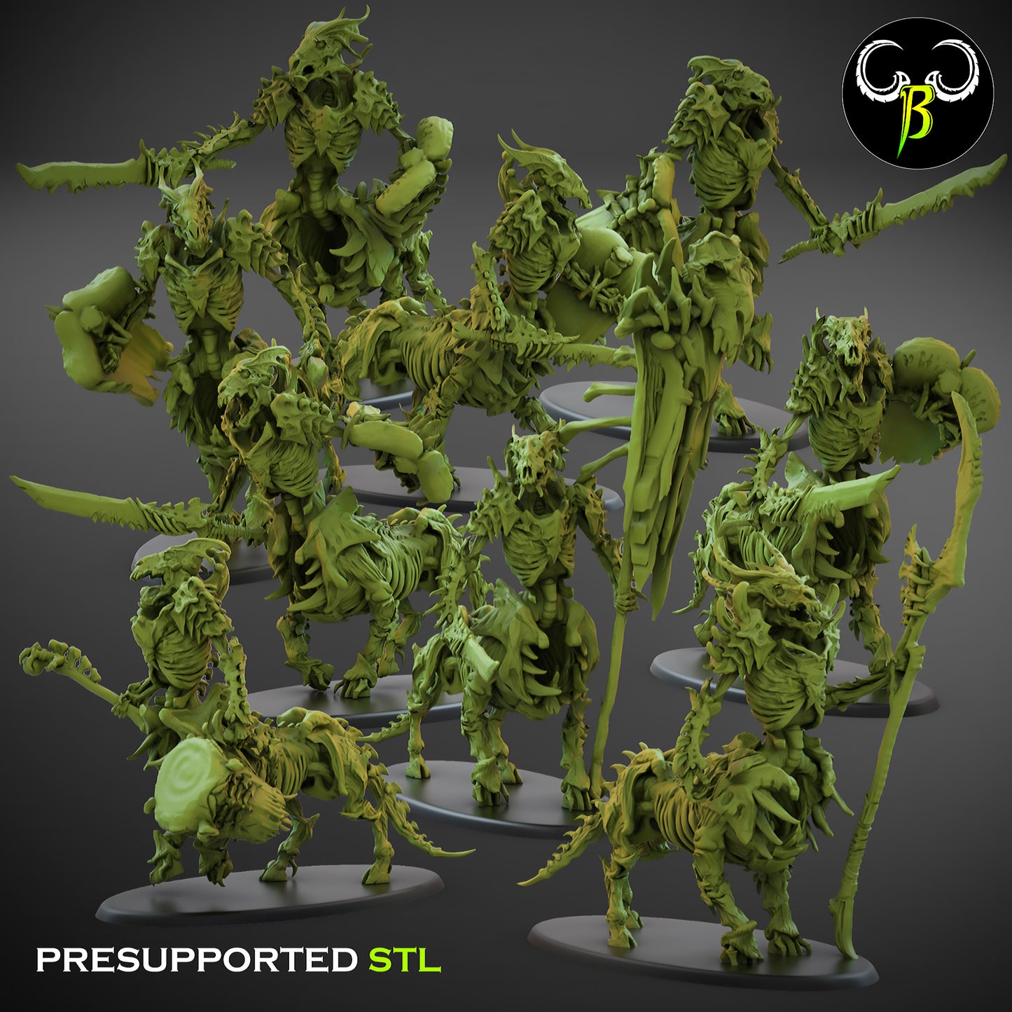 DL - Spawn of Depravation Male Squad - BR - DARK LEGIONS - Fantasy – ClayBeastCreation - 25-05 Nouveau
