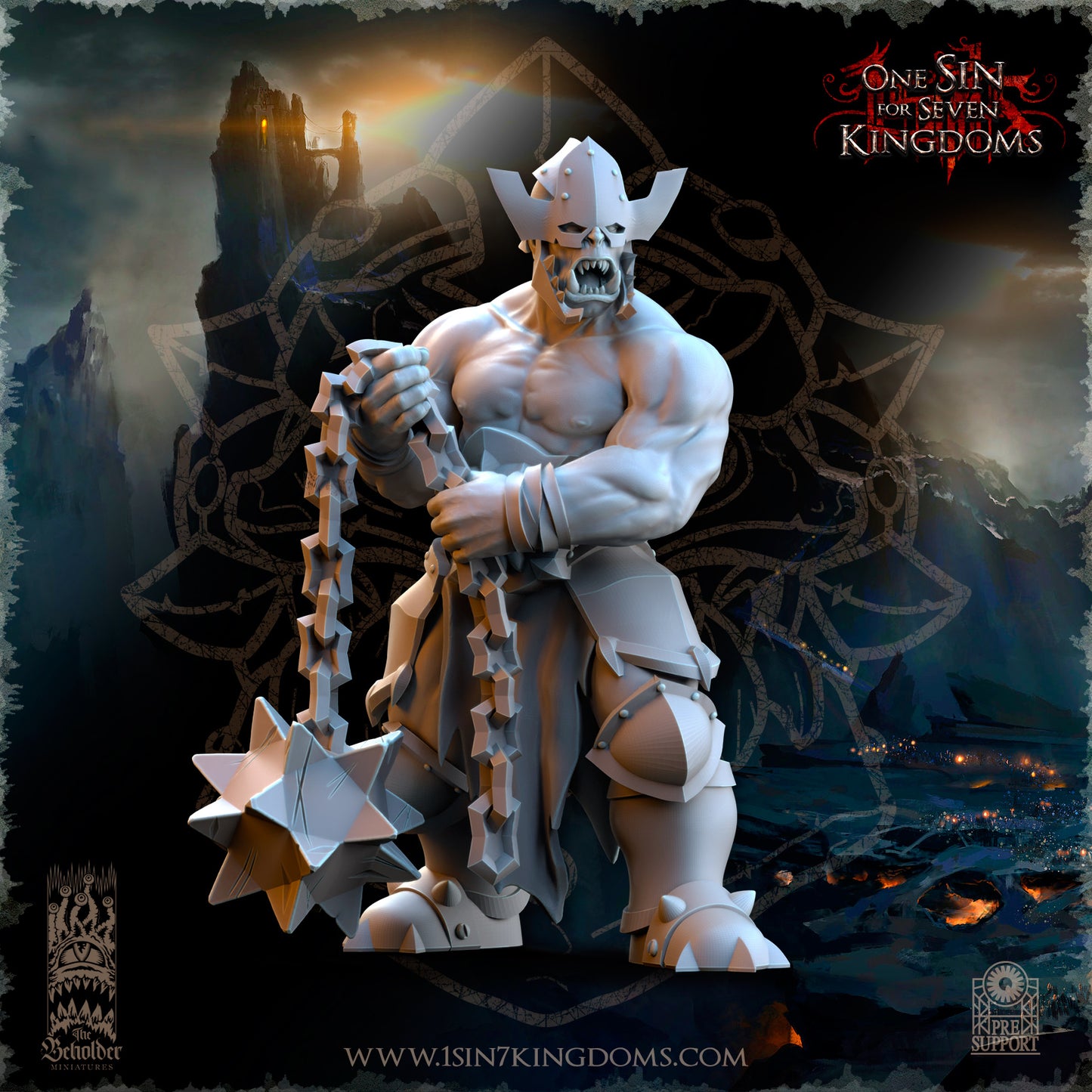 EE - Ohru Tree Shepherd - MULTI – ELFES À FEUILLES PERSISTANTES - Fantasy – The Beholder Miniatures 25-04