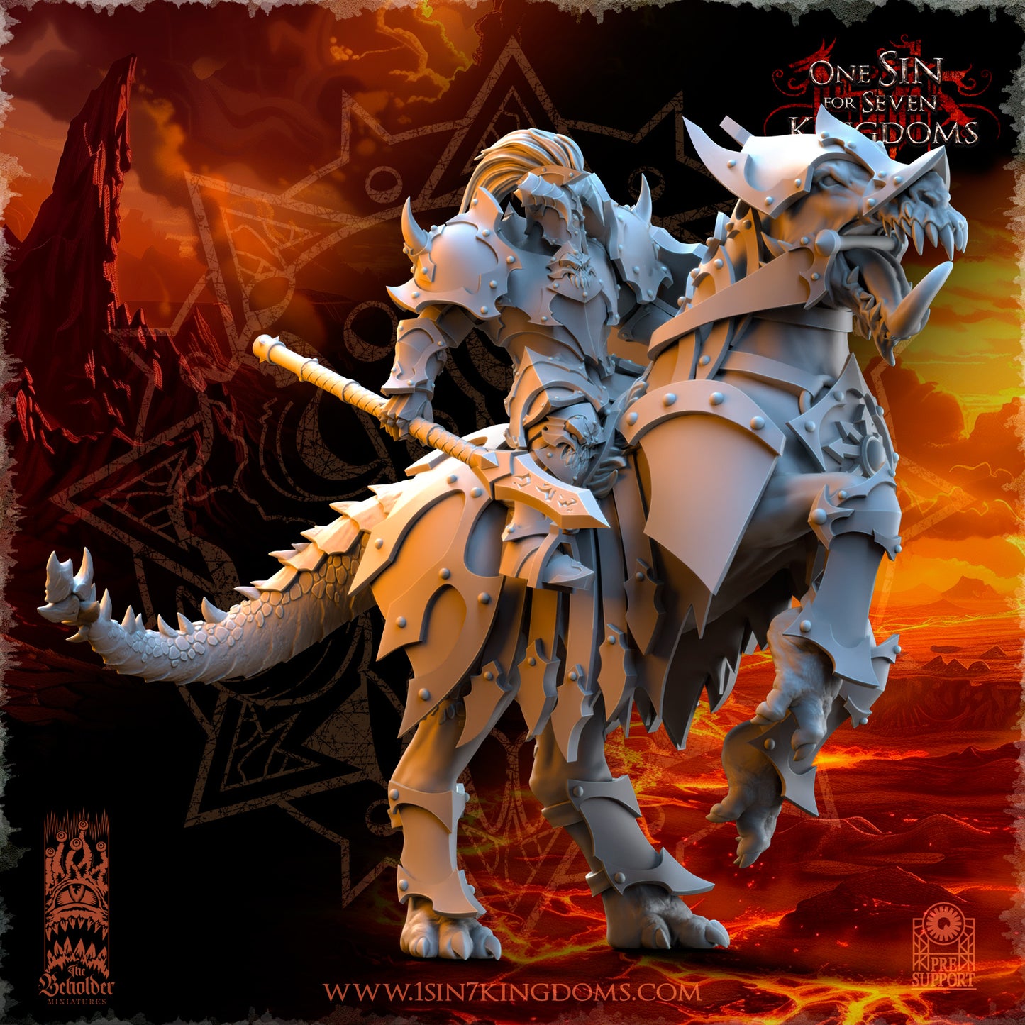 EE - Ohru Tree Shepherd - MULTI – ELFES À FEUILLES PERSISTANTES - Fantasy – The Beholder Miniatures 25-04