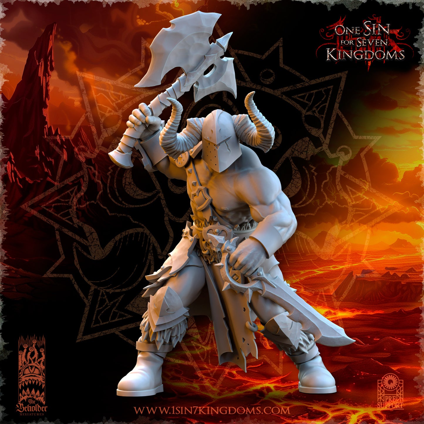 EE - Ohru Tree Shepherd - MULTI – ELFES À FEUILLES PERSISTANTES - Fantasy – The Beholder Miniatures 25-04