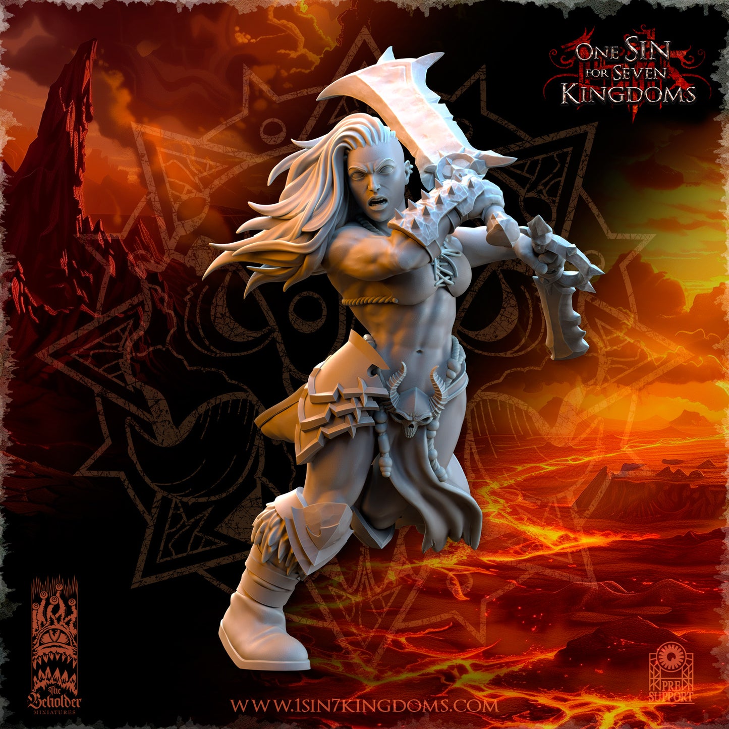 EE - Ohru Tree Shepherd - MULTI – ELFES À FEUILLES PERSISTANTES - Fantasy – The Beholder Miniatures 25-04