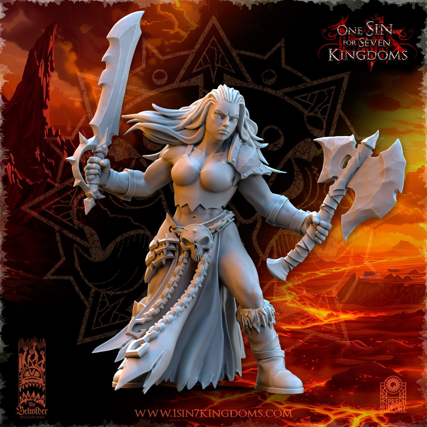 EE - Ohru Tree Shepherd - MULTI – ELFES À FEUILLES PERSISTANTES - Fantasy – The Beholder Miniatures 25-04