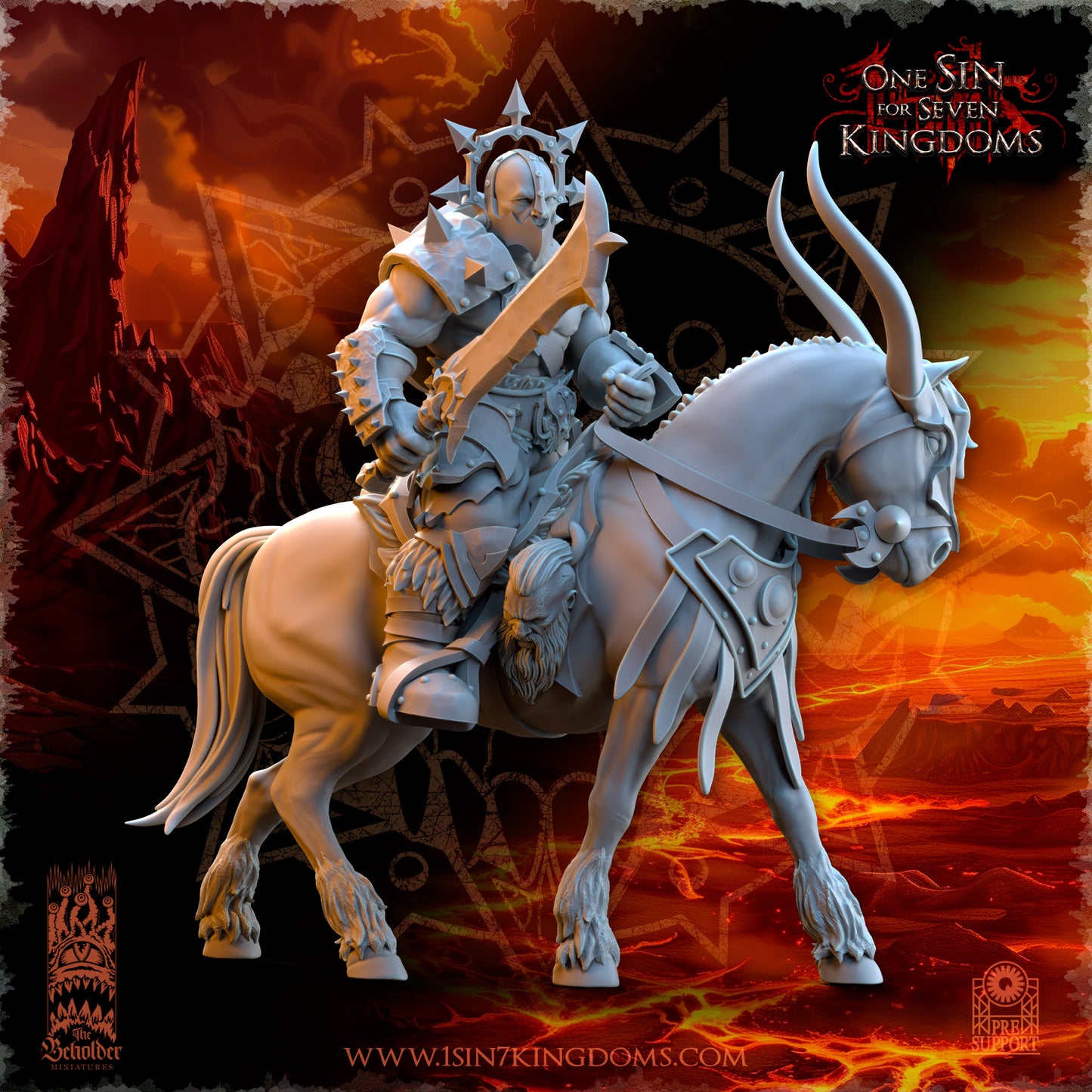 EE - Ohru Tree Shepherd - MULTI – ELFES À FEUILLES PERSISTANTES - Fantasy – The Beholder Miniatures 25-04