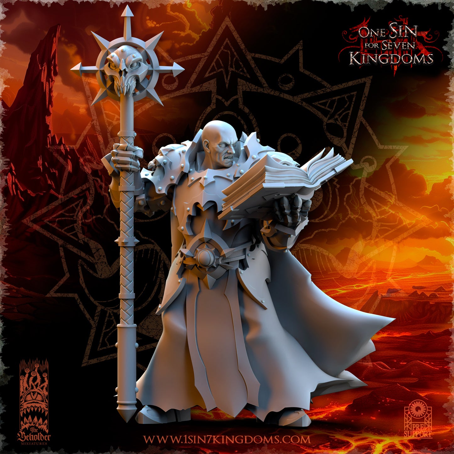EE - Ohru Tree Shepherd - MULTI – ELFES À FEUILLES PERSISTANTES - Fantasy – The Beholder Miniatures 25-04