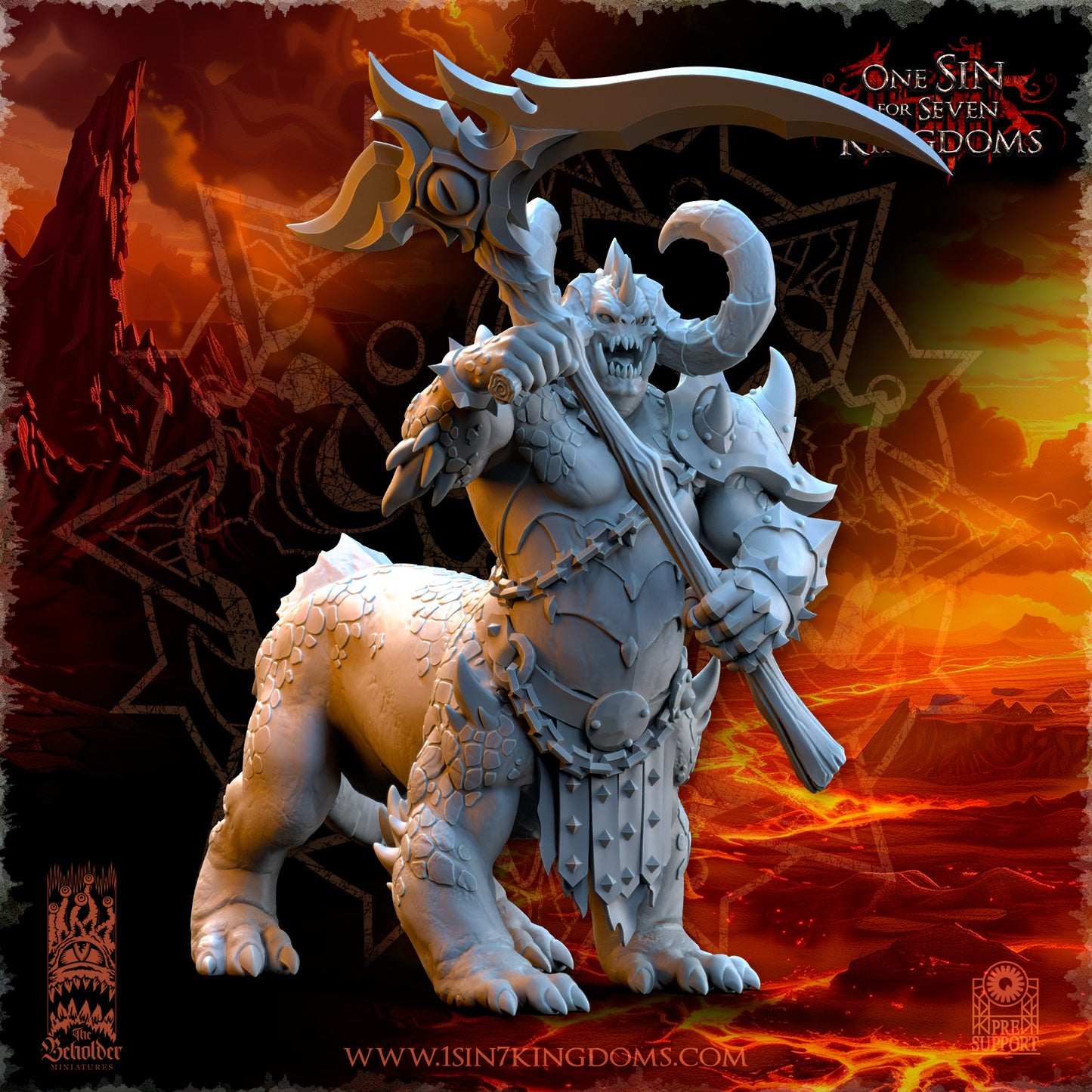 EE - Ohru Tree Shepherd - MULTI – ELFES À FEUILLES PERSISTANTES - Fantasy – The Beholder Miniatures 25-04