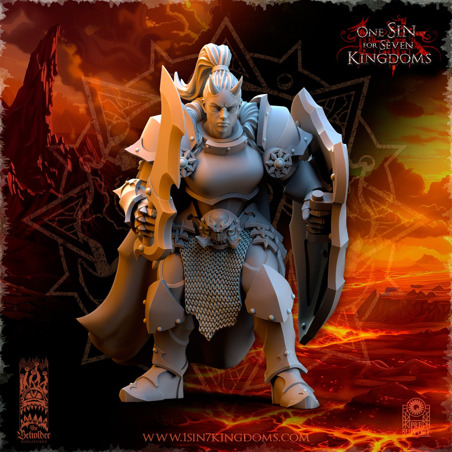 EE - Ohru Tree Shepherd - MULTI – ELFES À FEUILLES PERSISTANTES - Fantasy – The Beholder Miniatures 25-04