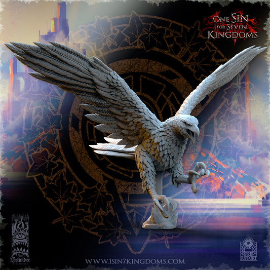 SE - Royal Eagle 3- BR – SILVERMOON ELVES - MONSTER - Fantasy – The Beholder Miniatures 24-06