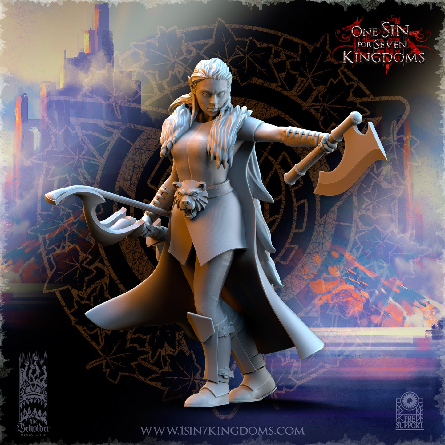 SE - Woodmen - BR – SILVERMOON ELVES - Fantasy – The Beholder Miniatures 25-05