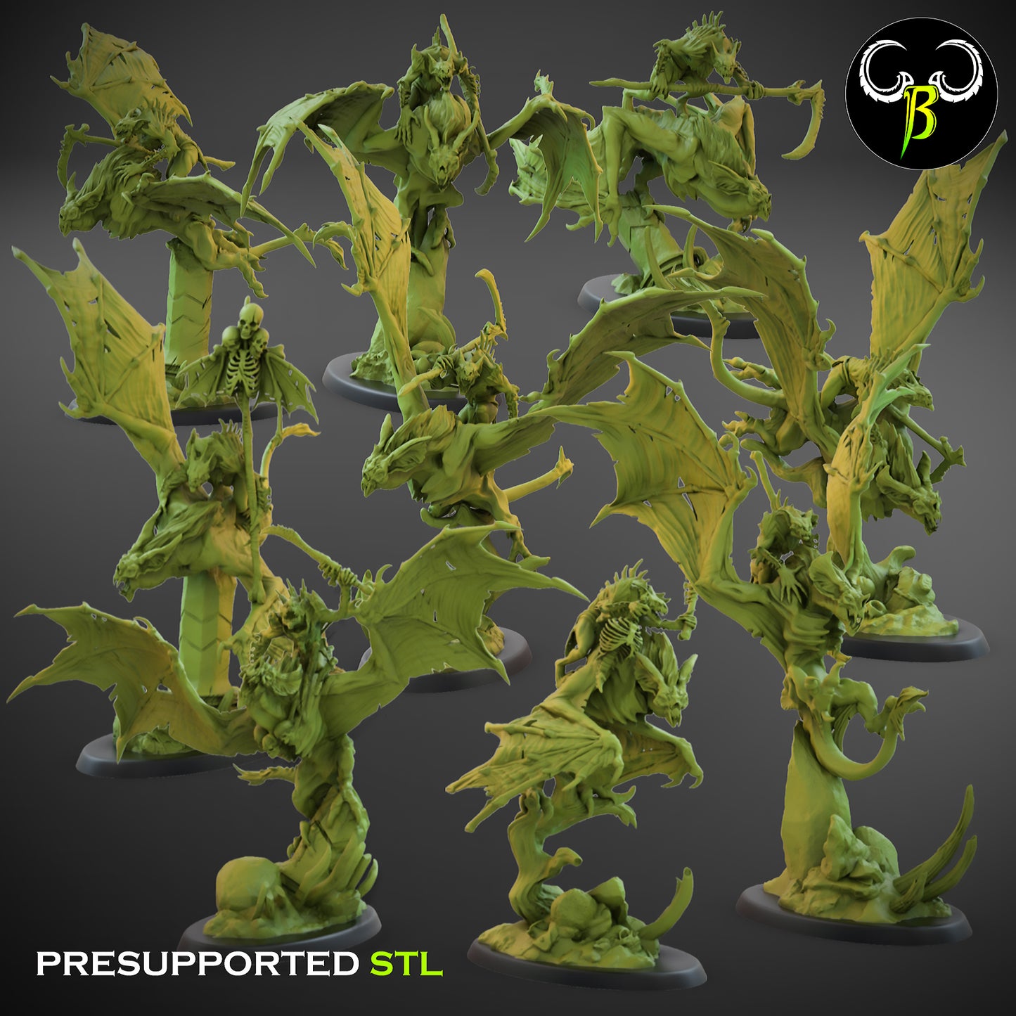 DL - Spawn of Depravation Male Squad - BR - DARK LEGIONS - Fantasy – ClayBeastCreation - 25-05 Nouveau