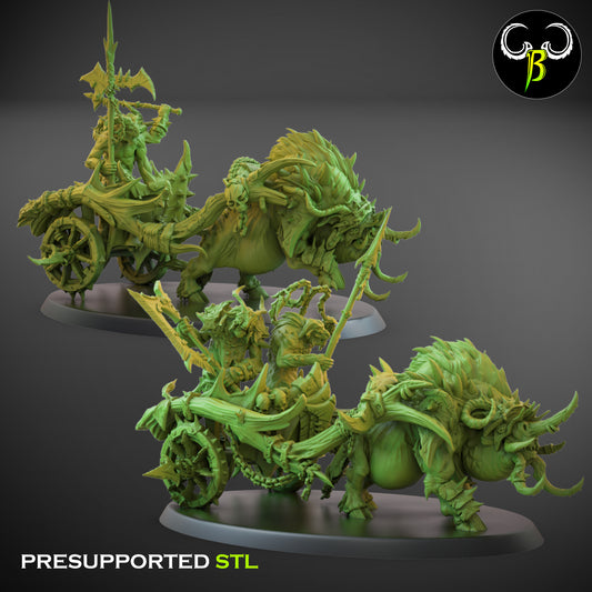 FB - Savage Chariot - MULTI - FALLEN BEAST - Fantasy – ClayBeastCreation - 25-06
