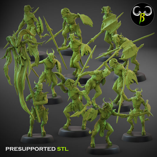 FB - Soul Scavengers with sword Squad - BR - FALLEN BEAST - Fantasy – ClayBeastCreation