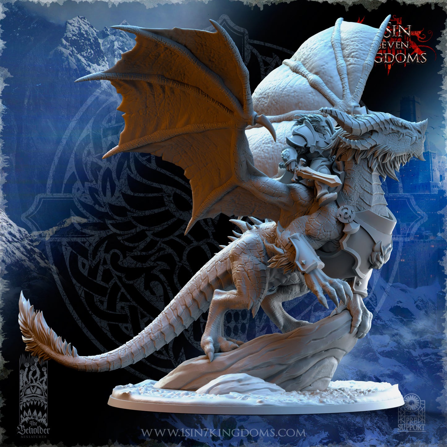 EE - Ohru Tree Shepherd - MULTI – ELFES À FEUILLES PERSISTANTES - Fantasy – The Beholder Miniatures 25-04