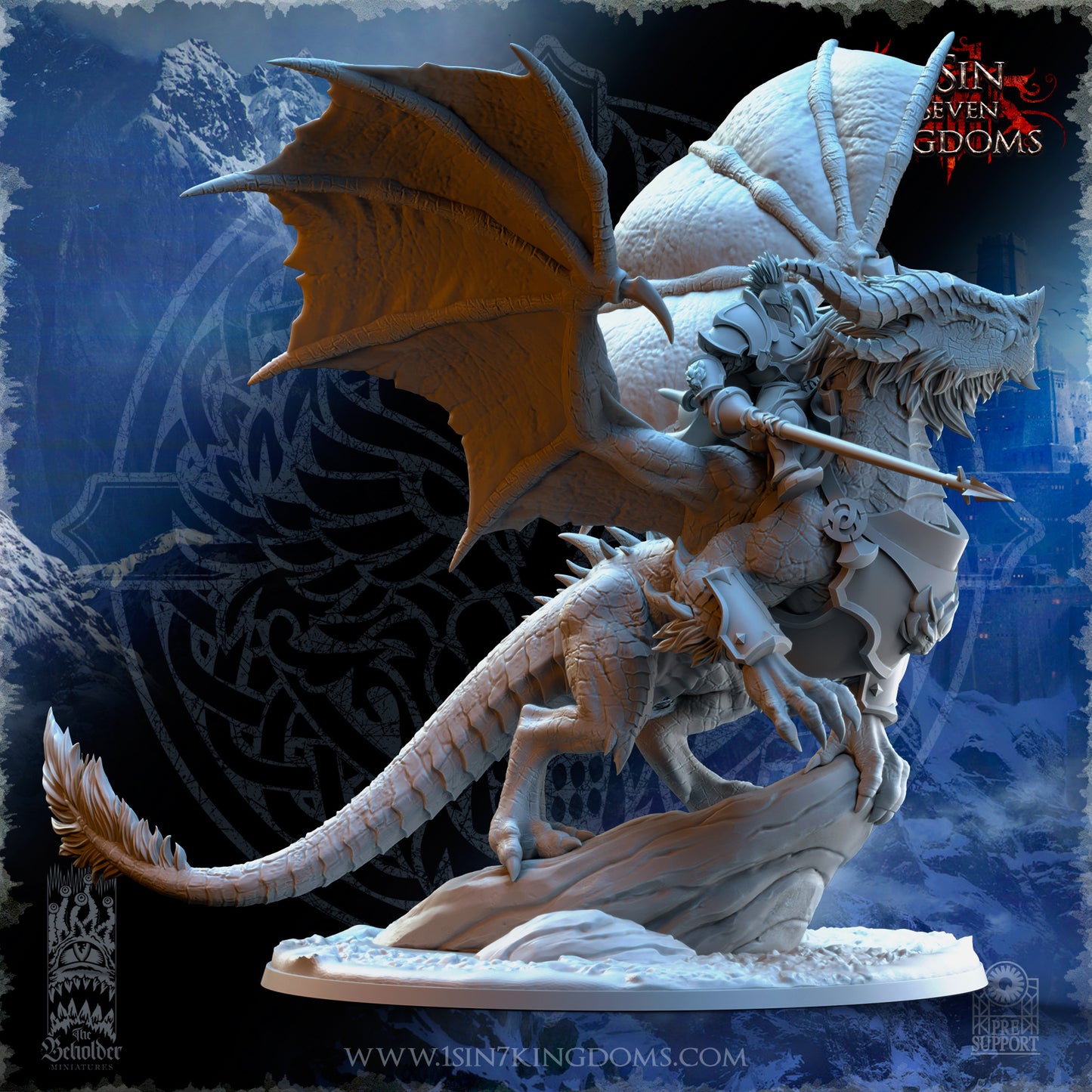 EE - Ohru Tree Shepherd - MULTI – ELFES À FEUILLES PERSISTANTES - Fantasy – The Beholder Miniatures 25-04