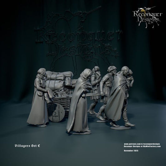 RD - Villagers Set C - BR - Historical - Reconquer Designs 25-11 Novità