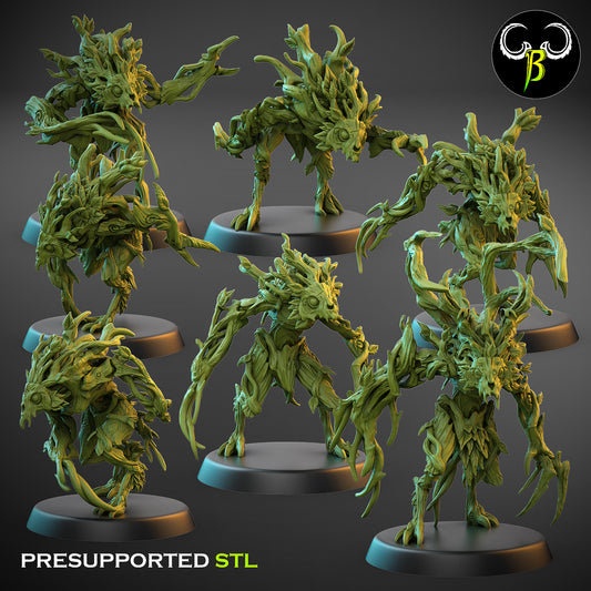 GG - Vine Spirit Claw Squad - BR - GROVE GUARDIANS - Fantasy – ClayBeastCreation 25-03