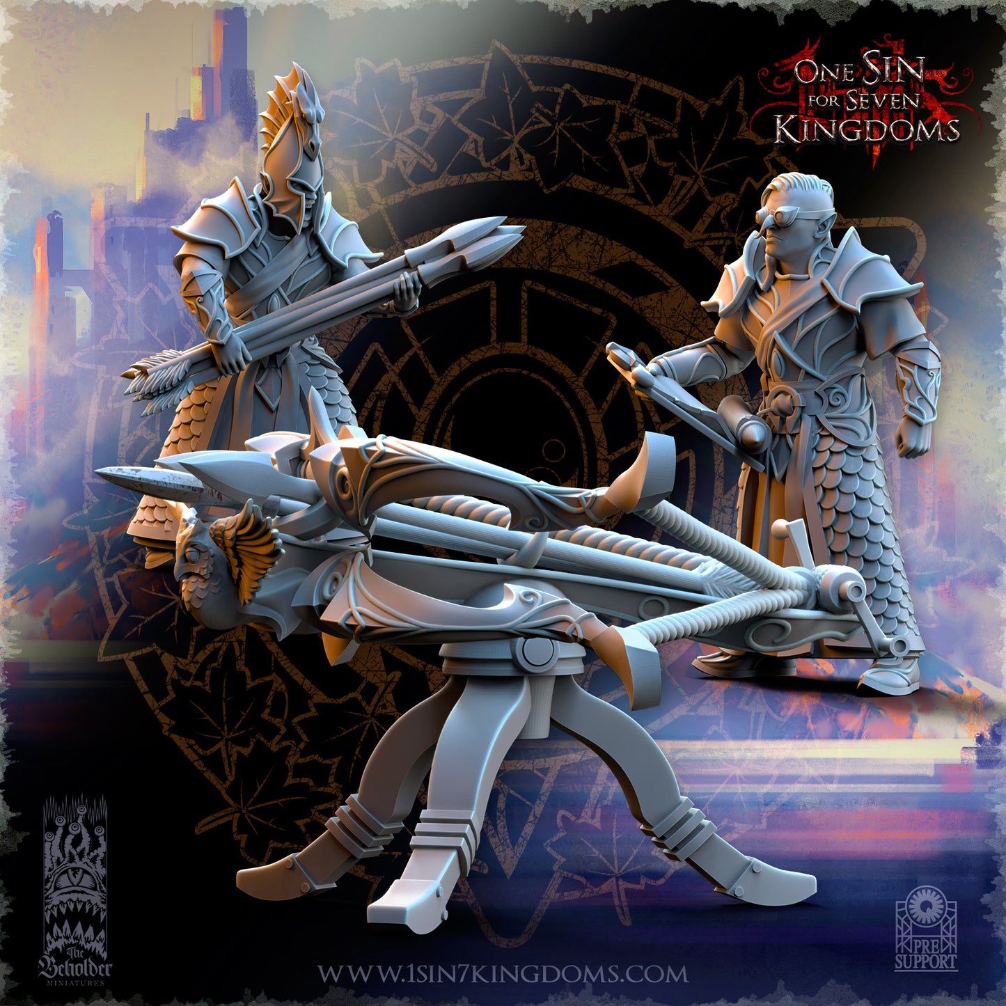 DK - Ingénieurs de guerre - BR – ROYAUME DES NAINS - Fantasy – The Beholder Miniatures 25-05 Nouveau