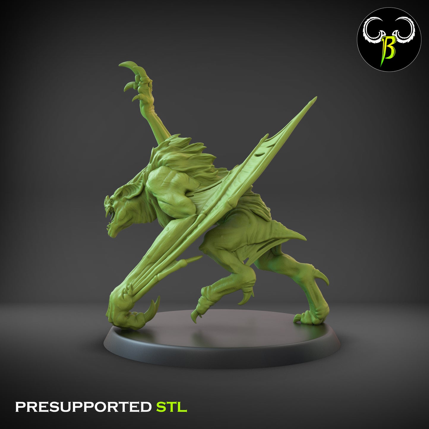 CN - Feral Vampire ALT - MULTI - CRYPT NIGHTMARE - MONSTER - Fantasy – ClayBeastCreation