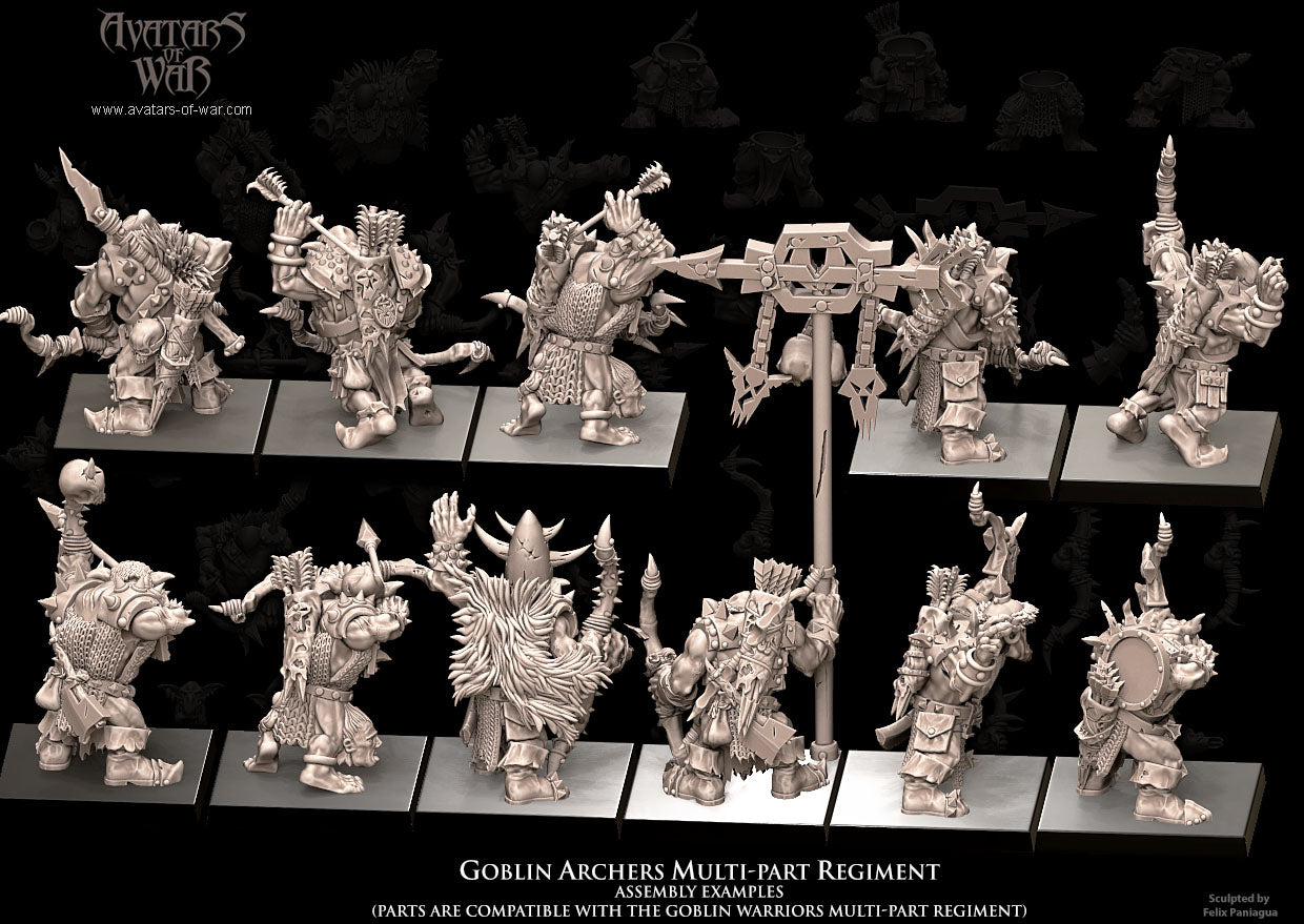 ORC - Orques de Fer avec un régiment d'armes puissantes - BR - ORCS - Fantasy – Avatars de Guerre