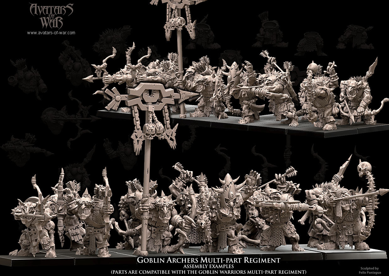 ORC - Orques de Fer avec un régiment d'armes puissantes - BR - ORCS - Fantasy – Avatars de Guerre